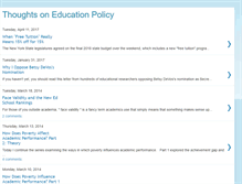 Tablet Screenshot of edpolicythoughts.com